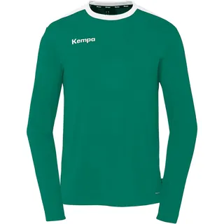 Kempa Emotion 27 Langarmshirt Sweatshirt, Lagune/Weiß, 152