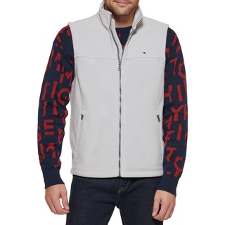 Tommy Hilfiger Herren Lightweight Polar Vest Fleece-Weste, EIS, M