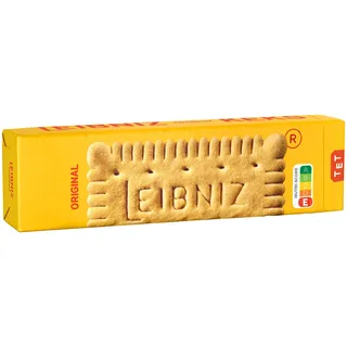 Leibniz Original Butterkeks, 200 g, die Nr 1 unter den Butterkeksen, knusprige Kekse nur echt mit 52 Zähnen (1 x 200 g)