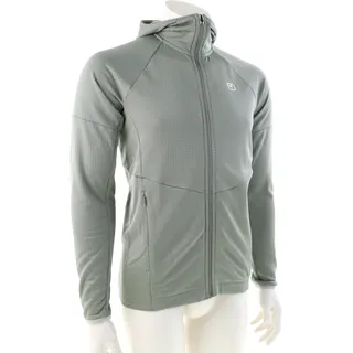 Ortovox Fleece Light Grid Hoody Herren Grün-Salbei M