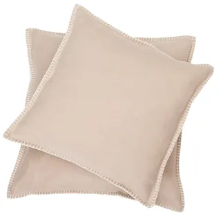 David Fussenegger Kissenbezug Zement Dekokissen aus Baumwolle flauschig weich, 50x50 cm