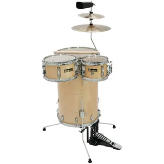 Dimavery CDS Cocktail Schlagzeug, maple | 5-teiliges Cocktail-Schlagzeug-Set, ideal für kleine Bühnen