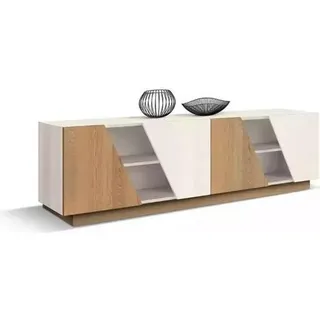 Sideboard Luxus neu schaukelnd Modern Wohnzimmer Material Holz - Weiß