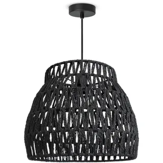 Paco Home HUGO PD1 1-flg. Ø 35 cm schwarz Papier