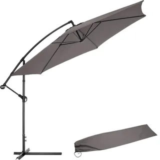 Tectake Ciccio Ø 350 cm Grau