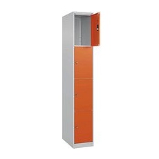 CP Schließfachschrank Classic Plus reinorange 080000-104 S10000, 4 Schließfächer 30,0 x 50,0 x 185,0 cm