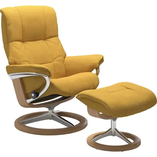 Stressless® Fußhocker »Mayfair«, mit Signature Base, Gestell Eiche, gelb