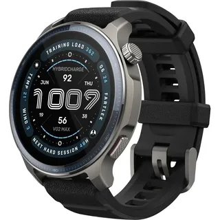 Amazfit Balance 2 GPS 47,4 mm Aluminiumgehäuse grau Silikonarmband schwarz M