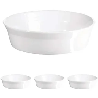 ASA 52012017 Gratinform Porzellan 20 x 20 x 5 cm, weiß (Packung mit 4)