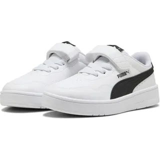 Puma Court Lally Kinder Schwarz/Weiß 33