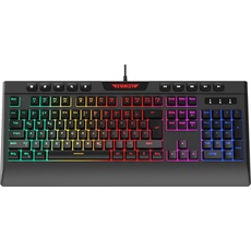 Hyrican Gaming-Tastatur »Striker ST-GKB8115 (Anti-Ghosting, Multimedia-Tasten, RGB)«, (Fn-Tasten-USB-Anschluss-Multimedia-Tasten), schwarz