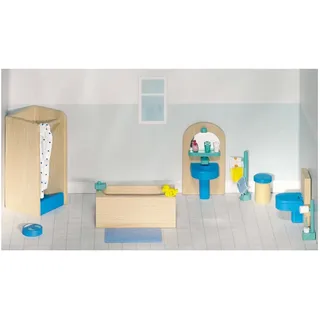 GoKi Puppenhaus-Möbel Badezimmer blau 51903