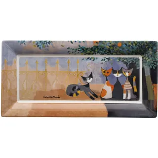 Goebel Rosina Wachtmeister Dekoteller aus angenehm leichtem New Bone China, Maße: L:24cm, B:12cm, 66-861-29-1