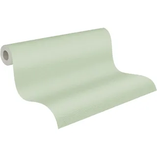 A.S. Création Vliestapete Greenery Uni strukturiert 10 m x 0,53 m 367136