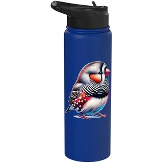 Zebra Finch Zebrafink Stainless Steel Insulated Water Bottle