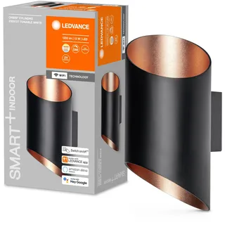 LEDVANCE SMART+ ORBIS CYLINDRO LED Wandleuchte 20x12,7cm Tunable Weiß 12W / 3000-6500K, schwarz