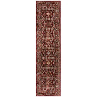 Flair Rugs Vintage-Teppich , Rot , Textil , Vintage , rechteckig , 66x300 cm , Reach, AZO-frei, Oeko-Tex® Standard 100 , für Fußbodenheizung geeignet, Fasern thermofixiert (heatset) , Teppiche und Böden, Teppiche, Vintageteppiche