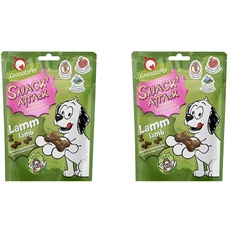 GranataPet Snack' Attack Lamm, 100 g, Hundeleckerli ohne Getreide & ohne Zuckerzusätze, Leckerchen für Hunde, weicher Hundesnack (Packung mit 2)