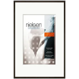 Nielsen Bilderrahmen , Schwarz , Metall , rechteckig , 50x60 cm , Bilder & Rahmen, Bilderrahmen, Bilderrahmen & Fotorahmen