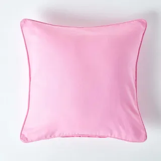 Homescapes Kissenbezug 60 x 60 cm Rosa
