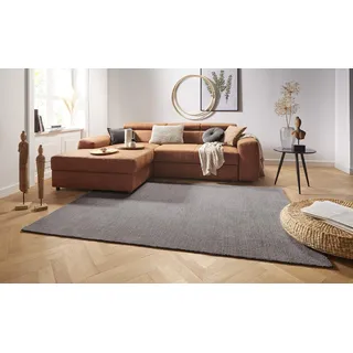 HANSE HOME Teppich Supersoft Kurzflor Modern Flauschig Weich Einfarbig für Wohnzimmer Küche Flur oder Schlafzimmer Dunkelgrau 160x230 cm,