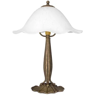 Premium Tischleuchte Aus Echt Messing Antik Tischlampe Schreibtisch Büro Lichter