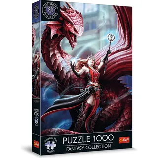 Trefl Puzzle 1000 Teile - Fantasy Collection Scarlet Mage Anne Stokes