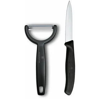 Victorinox Swiss Classic Gemüsemesser 2-tlg. Schwarz