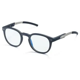 Horus X • Runde Blaulichtbrille | Computerbrille für Bildschirme: Anti-Müdigkeit & Augenentspannung | Für Männer und Frauen | Revo Clear