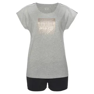 vivance dreams by lascana Shorty Pyjama-Shorts Grau 32/34