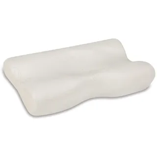 Eloneo Kopfkissen 35x50cm Seitenschläfer, Rückenschläfer, für Hausstauballergiker geeignet Kissen 1 St weiss