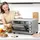 Mini Backofen 32L Silber