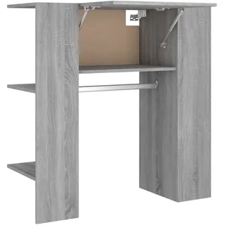 vidaXL Flurschrank Grau Sonoma 97,5x37x99 cm Holzwerkstoff