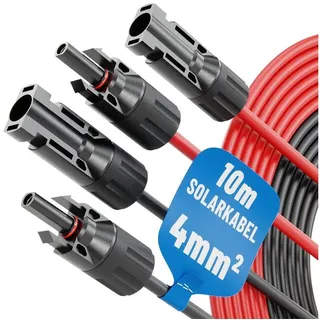 Absina Solarkabel-Set 910003, MC4, 2x 10 m, 4 mm2