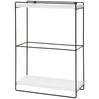 MCW Wandregal Weiß , Holz , 35x50x17 cm , Wohnzimmer, Regale, Wandregale