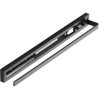 SOTECH Handtuchauszug Style 1-armig schwarz 415 mm Auszugsweg 300 mm Handtuchhalter für Seiten- und Unterbaumontage an Waschtisch in Bad und Küche