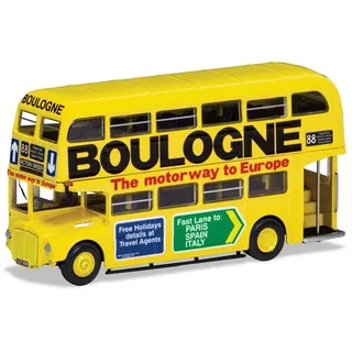 Corgi Bus AEC Typ RM, London Transport, 359 CLT, Route 88 Acton Green, Aufschrift „Boulogne, The Motorway to Europe“