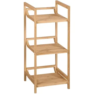 Kesper Badezimmerregal , Hellbraun , Holz , Bambus , 3 Fächer , 30x70x30 cm , FSC 100% , stehend , Badezimmer, Badezimmerregale, Badregale