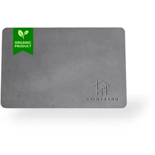 Heimtrend Schnelltrocknende Matte aus Diatomeenerde (Kieselgur, Stein) – rutschfest, Antibakteriell, Wasserabsorbierend, Pflegeleicht | Badezimmer, Küche, Pflanzen – Wähle Deine Größe! (60 x 40 cm)
