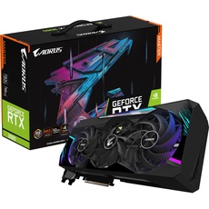 Gigabyte AORUS GeForce RTX 3080 Master 12GB Grafikkarte, GV-N3080AORUS M-12GD, Schwarz