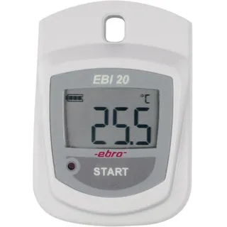 EBRO EBI 20-T1 Temperatur-Datenlogg (Thermometer), Messtechnik, Weiss