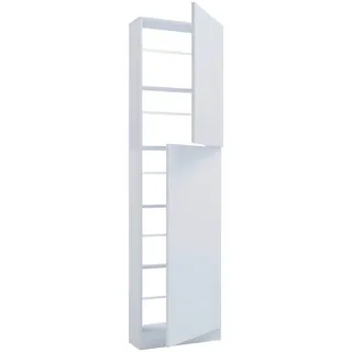 VCM FULISA 50 x 180 x 17 cm 2 Drehtüren / weiß
