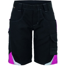 Bild von Workwear | KÜBLER KIDZ Kindershorts schwarz/pink | Größe 152