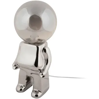 Leitmotiv Tischleuchte , Chromfarben , Glas, Keramik , 12x27x12 cm , 3 Helligkeitsstufen , Lampen & Leuchten, Innenbeleuchtung, Tischlampen, Tischlampen