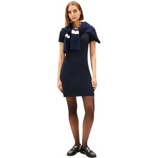 Tommy Hilfiger Polokleid Mini Blau XL