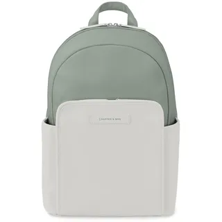 Kapten & Son Rucksack Aalborg Muted Sage 12 L | Rucksack Damen & Herren | Handgepäcksrucksack mit 12" Laptopfach | Backpack ideal für Uni, Arbeit, Reisen