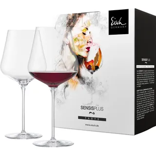 EISCH 2 Burgundergläser 518/1 im Geschenkkarton SKY SENSISPLUS 25184010 - Transparent