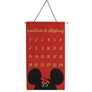 Disney Luxus Scroll Adventskalender - 25 Stoff Taschen - Minnie Mouse