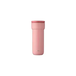 Mepal Ellipse Thermobecher 475 ml, Idealer Thermobehälter mit einem 100 %igen Auslaufschutz, Farbe: nordic pink