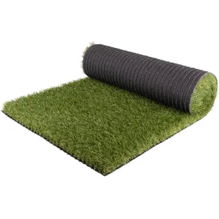 Primaflor-Ideen in Textil Kunstrasen »Premium ZENIT« rechteckig 47 mm Höhe natürliche Optik, mit Drainagefunktion, ideal für Balkon & Terrasse, grün